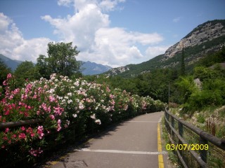 Piste vers Torbole