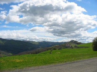 Premire neige  l'horizon