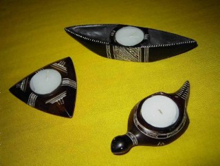 Les bougeoirs en pierre de talc