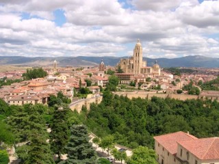 Vue sur Sgovie depuis l'Alcazar