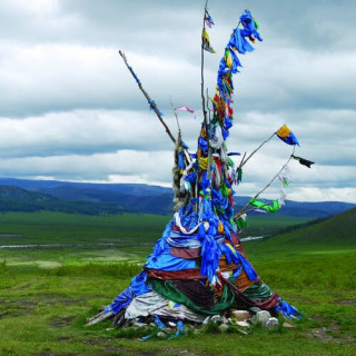 Grande montagne Burkhan Khaldun et son paysage sacré environnant