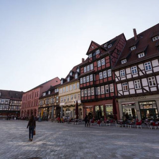 Collégiale, château et vielle ville de Quedlinburg