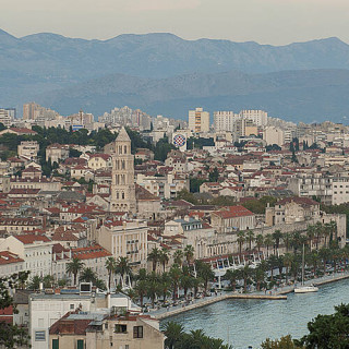 Noyau historique de Split avec le palais de Dioclétien