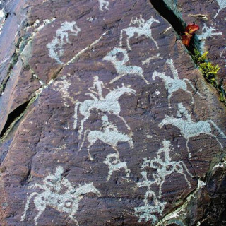 Ensembles de pétroglyphes de l'Altaï mongol