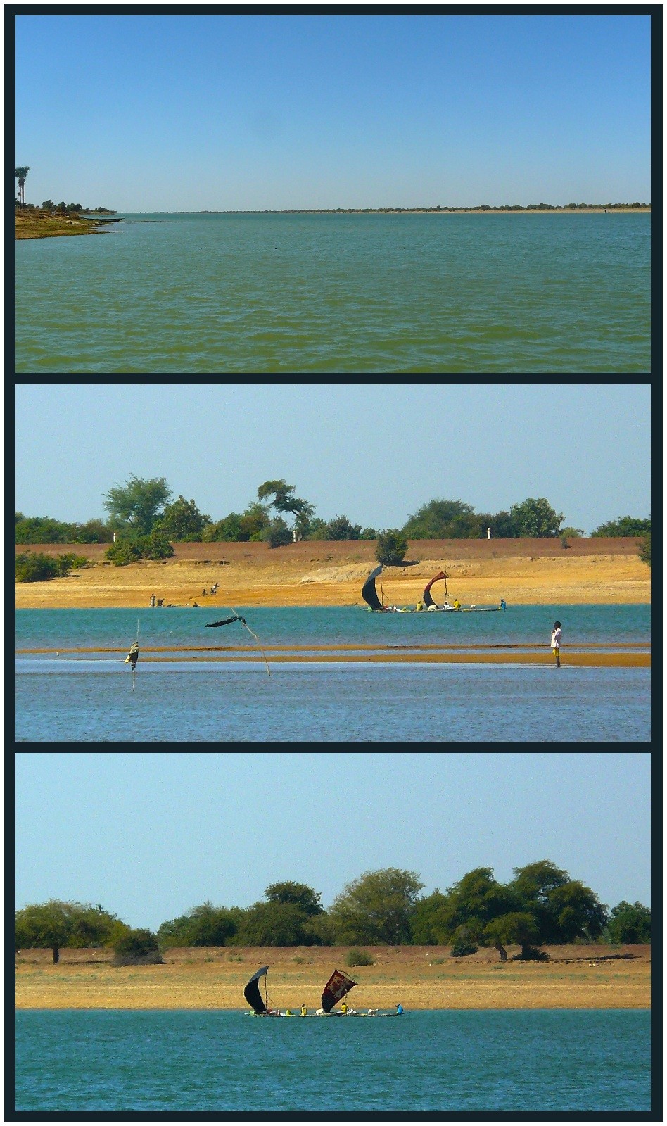 Bac sur le Niger à Ke Macina (Mali)