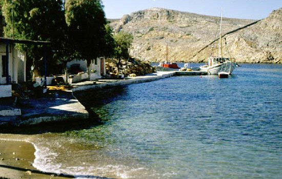 Heronissos-port et caïques