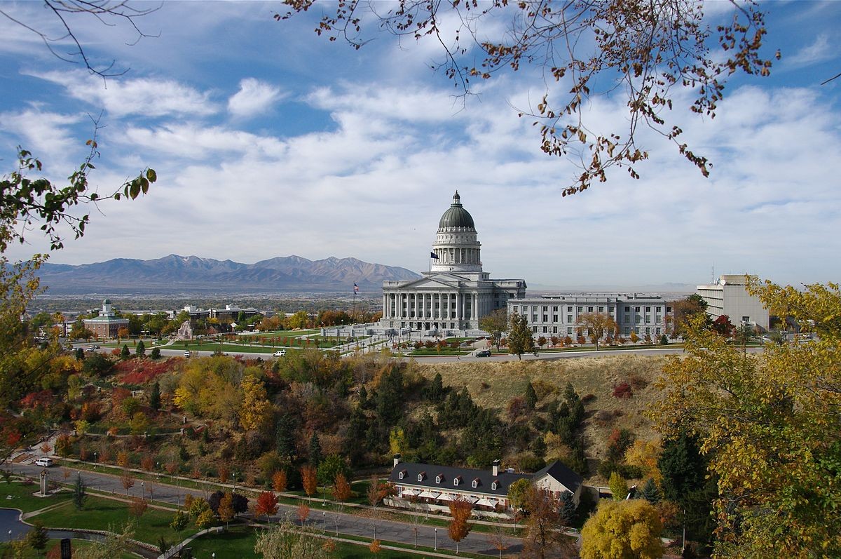 Le capitol de l'état de Utah à Salt Lake City