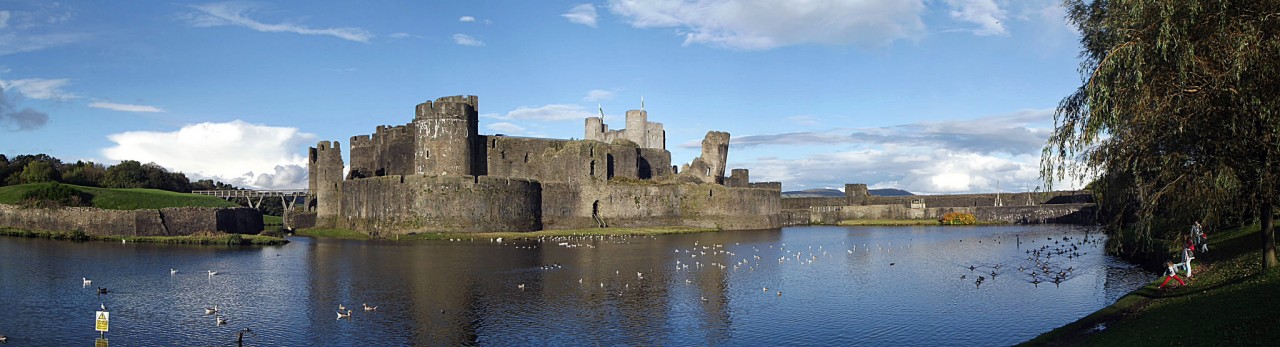 Le château de Caerphilly