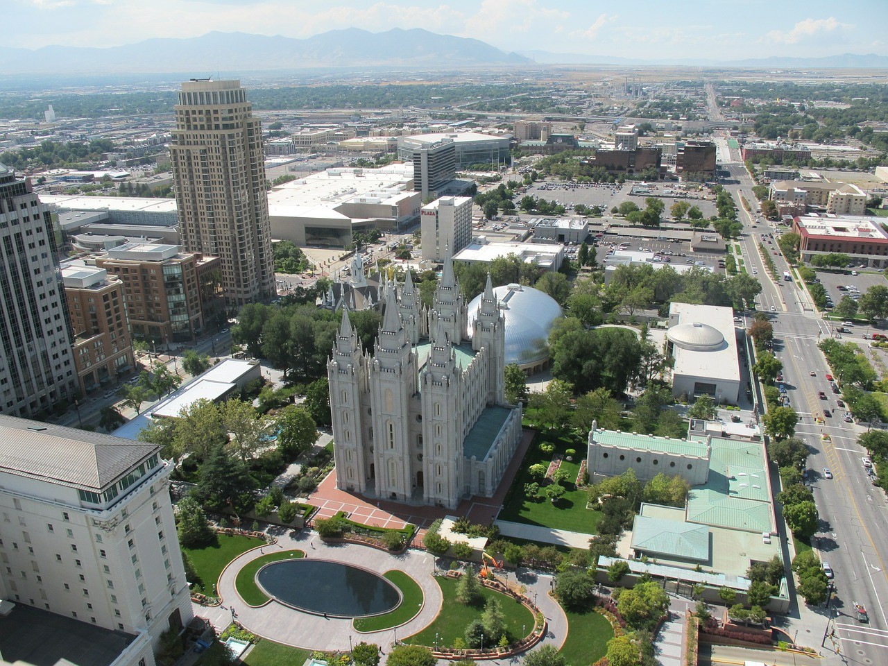 La place du temple (Temple Square)