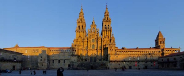 Soleil couchant sur la cathédrale
