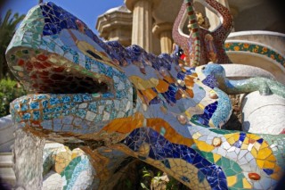 Photo du Parc Güell à Barcelone (Catalogne) Photo du Parc Güell à Barcelone (Catalogne)