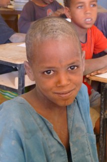 Elève de l'école de brousse