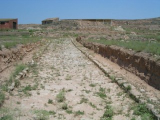Photo des ruines de la cité romaine de Lepida...