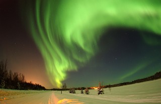 Aurore boréale en Alaska