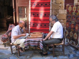 Backgammon à Chania