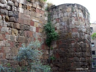 Barcelone, les remparts romains Barcelone, les remparts romains