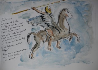 Bellérophon sur sa monture
