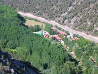 Photo du Cañon de Rio Lobos, du château...
