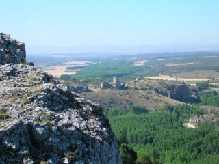 Photo du Cañon de Rio Lobos, du château...