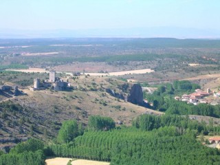 Photo du Cañon de Rio Lobos, du château...