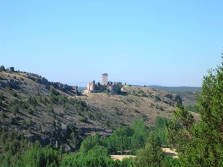 Photo du Cañon de Rio Lobos, du château...