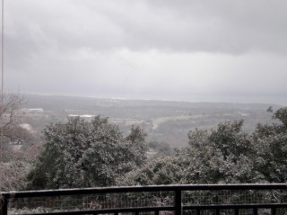 Ce 17/02/08 il neige en Crète
