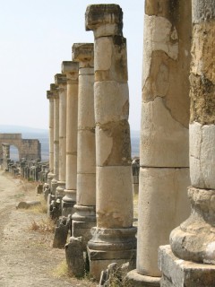 Colonnes en perspective