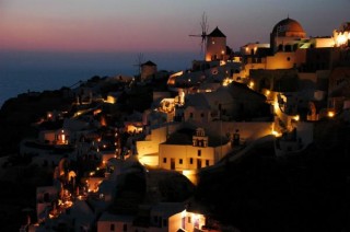 Coucher de soleil à Oia