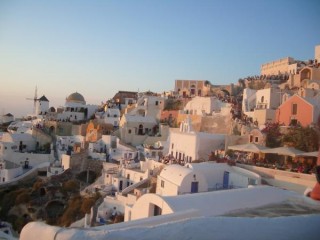 Coucher de soleil à Oia