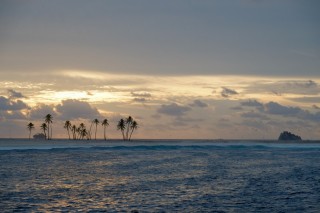 Coucher de soleil sur Clipperton