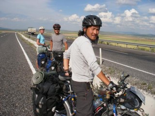 Cyclotouristes japonais et francais rencontres sur...