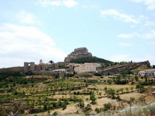 Photo de la ville et du château de Morella... Photo de la ville et du château de Morella...