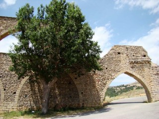 Photo de la ville et du château de Morella... Photo de la ville et du château de Morella...