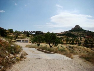 Photo de la ville et du château de Morella...