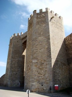 Photo de la ville et du château de Morella... Photo de la ville et du château de Morella...