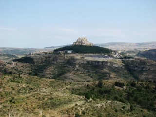 Photo de la ville et du château de Morella... Photo de la ville et du château de Morella...