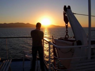 Du bateau...