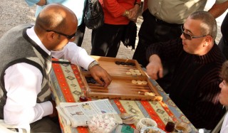 Joueurs de backgammon Joueurs de backgammon