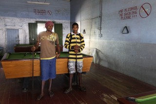 Joueurs de billards à Levuka (Ile d'Ovalau)