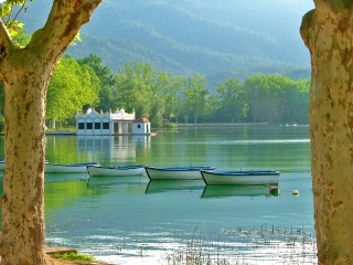 L’Etang de Banyoles en Catalogne