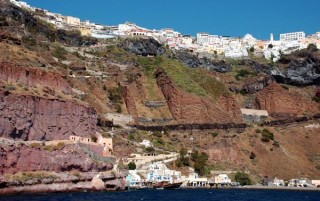 La caldeira, avec vue sur Oia