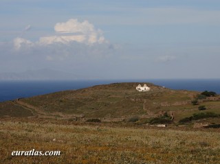 La campagne à Kythnos
