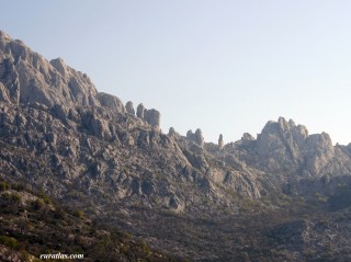 La crête du Velebit près du col Alan