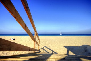 La plage de Tarifa La plage de Tarifa