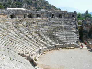 L'ancien théâtre de Myra à Demre