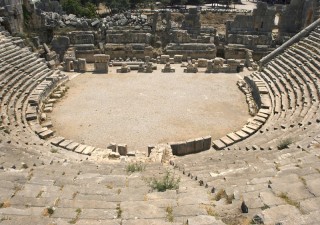 L'ancien théâtre de Myra à Demre