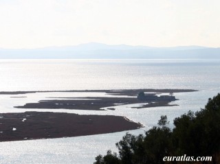Le canal de Vivari et le fortin d'Ali Pacha