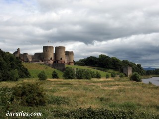 Le château de Rhuddlan dans le Denbighshire