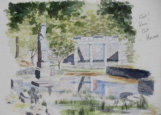 Le temple d'apollon à Kaunos