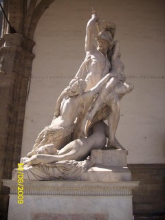 L'enlèvement des Sabines de Jean de Bologne